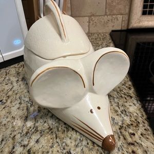 MCM McCoy ceramic big ear mouse cookie jar!
